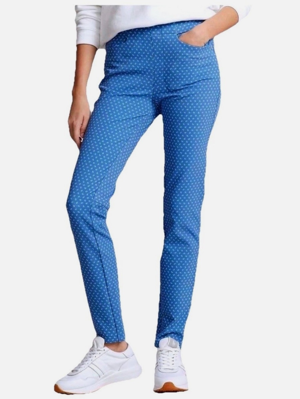 RLX nwt size 6 Ralph Lauren Blue Pants Stretch Twill Athletic Ladies Pant